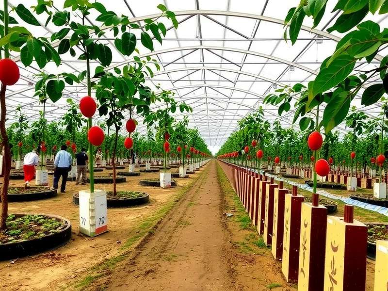 Vegetable research field